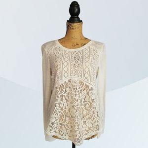 Red Camel Knit Long Sleeve women Top